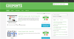 Desktop Screenshot of coupontz.com